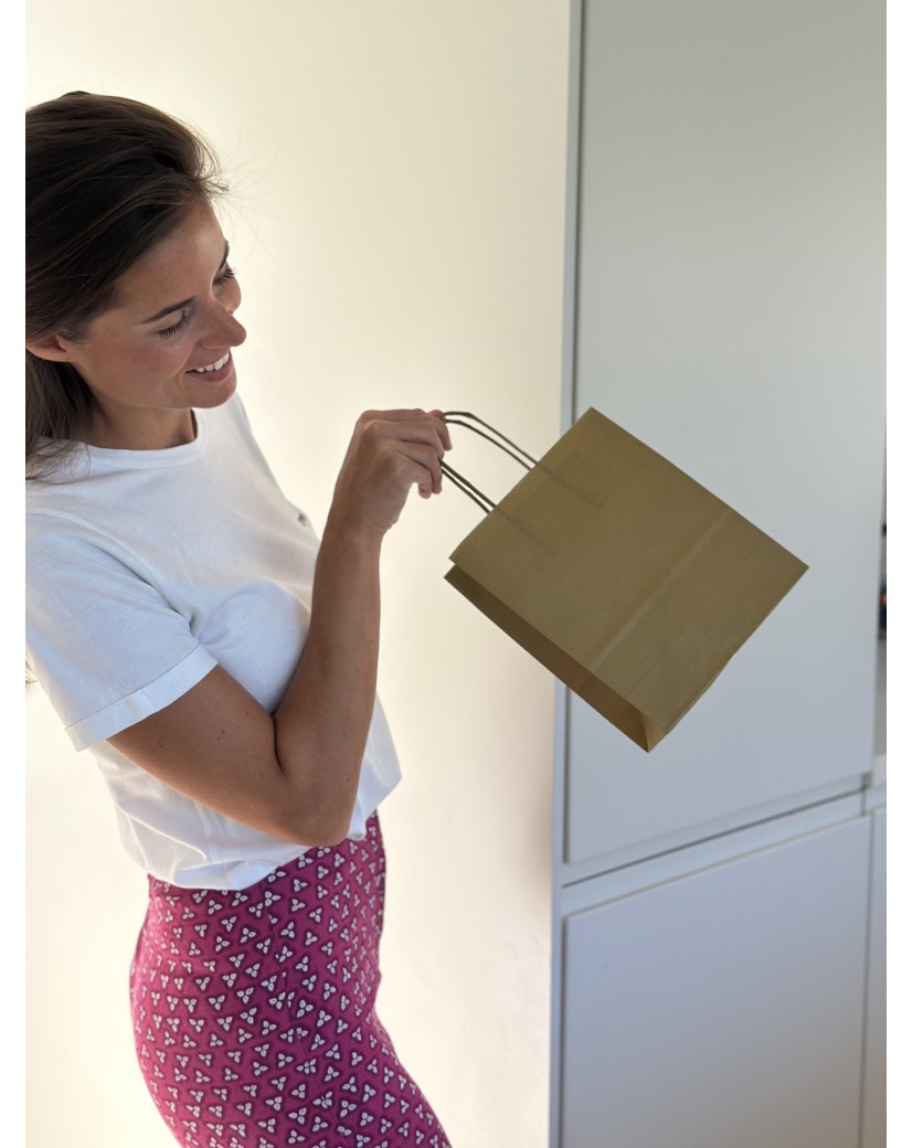 Paper Bags – Gold S (18x8x22cm)