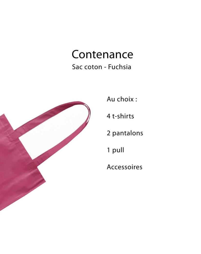 Tragetasche PARIS - FUCHSIA (38x42 cm)