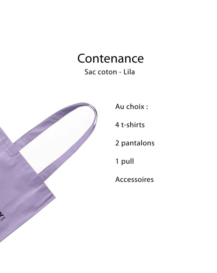 Tragetasche PARIS - LILA (38x42 cm)