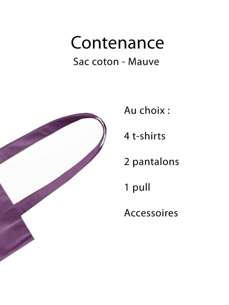 Tragetasche PARIS - MAUVE (38x42 cm)