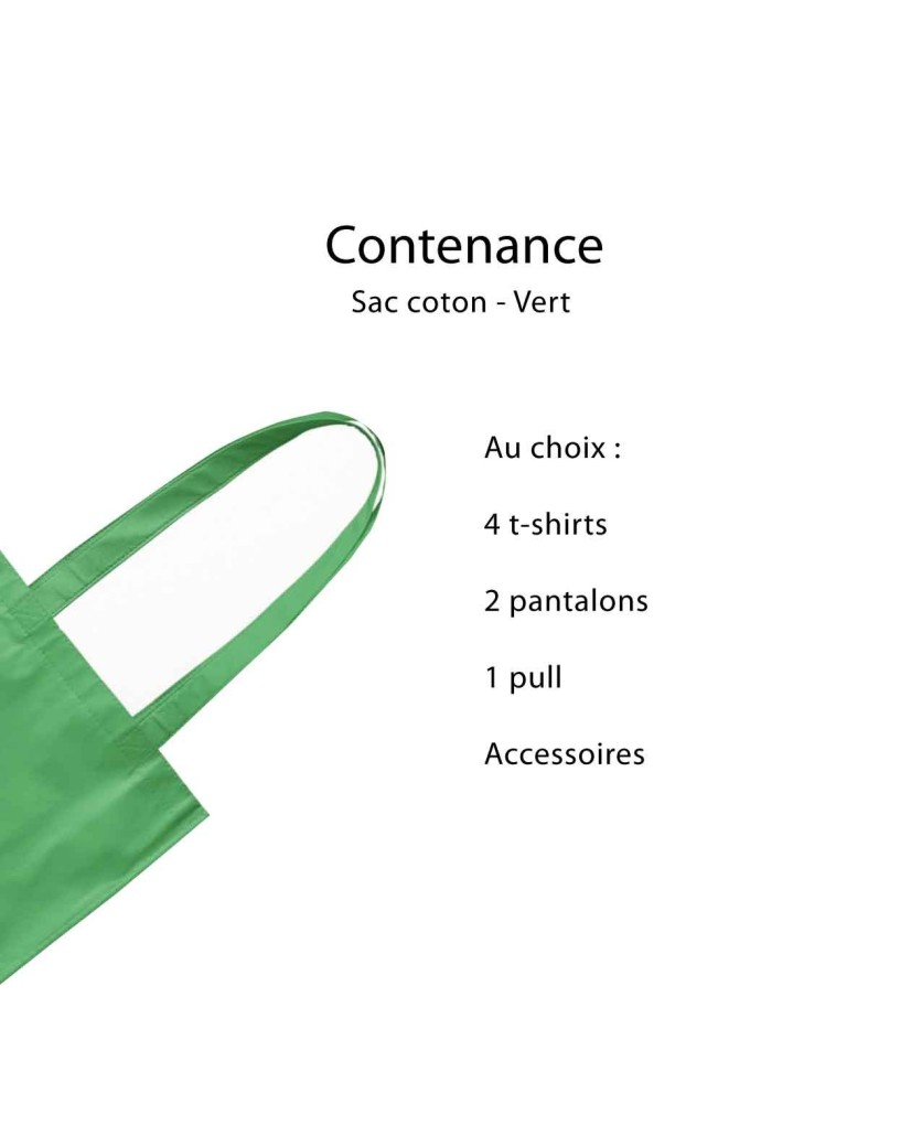 Bag PARIS - Green (38x42 cm)