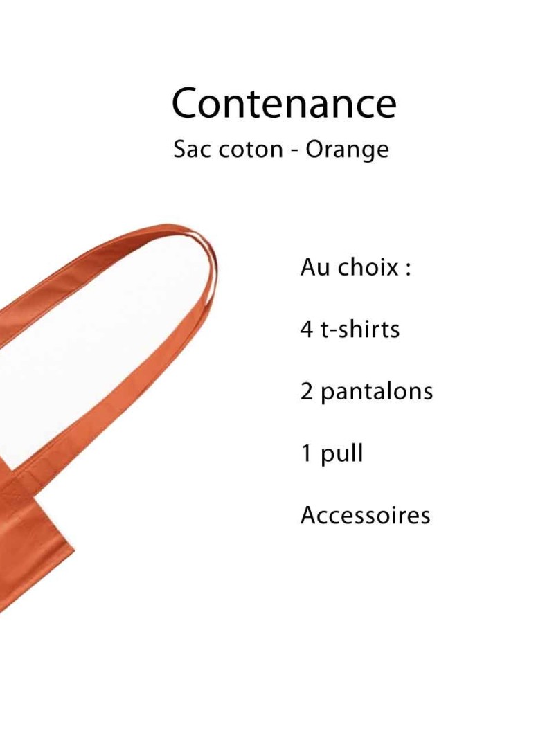 TOTEBAG "PARIJS" TERRACOTTA (38x42 cm)