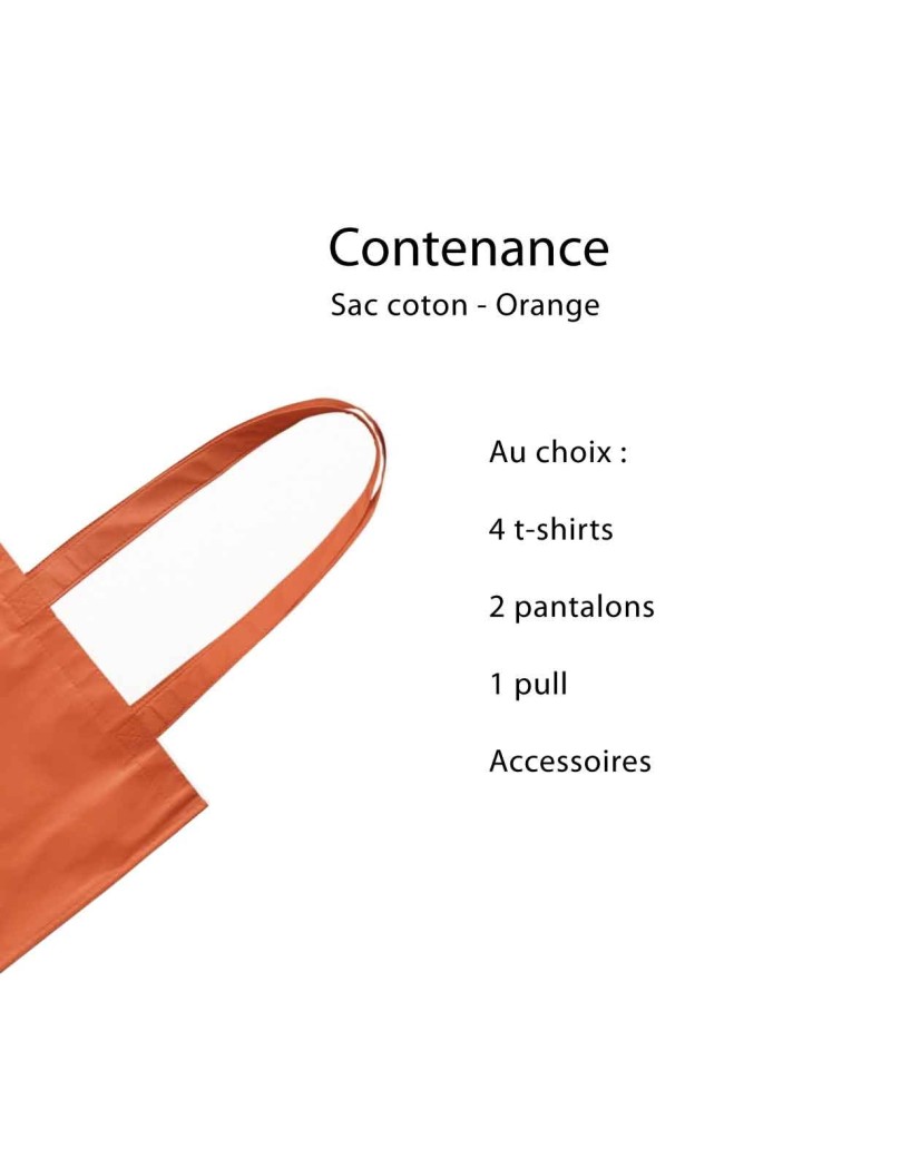 TOTEBAG "PARIJS" TERRACOTTA (38x42 cm)