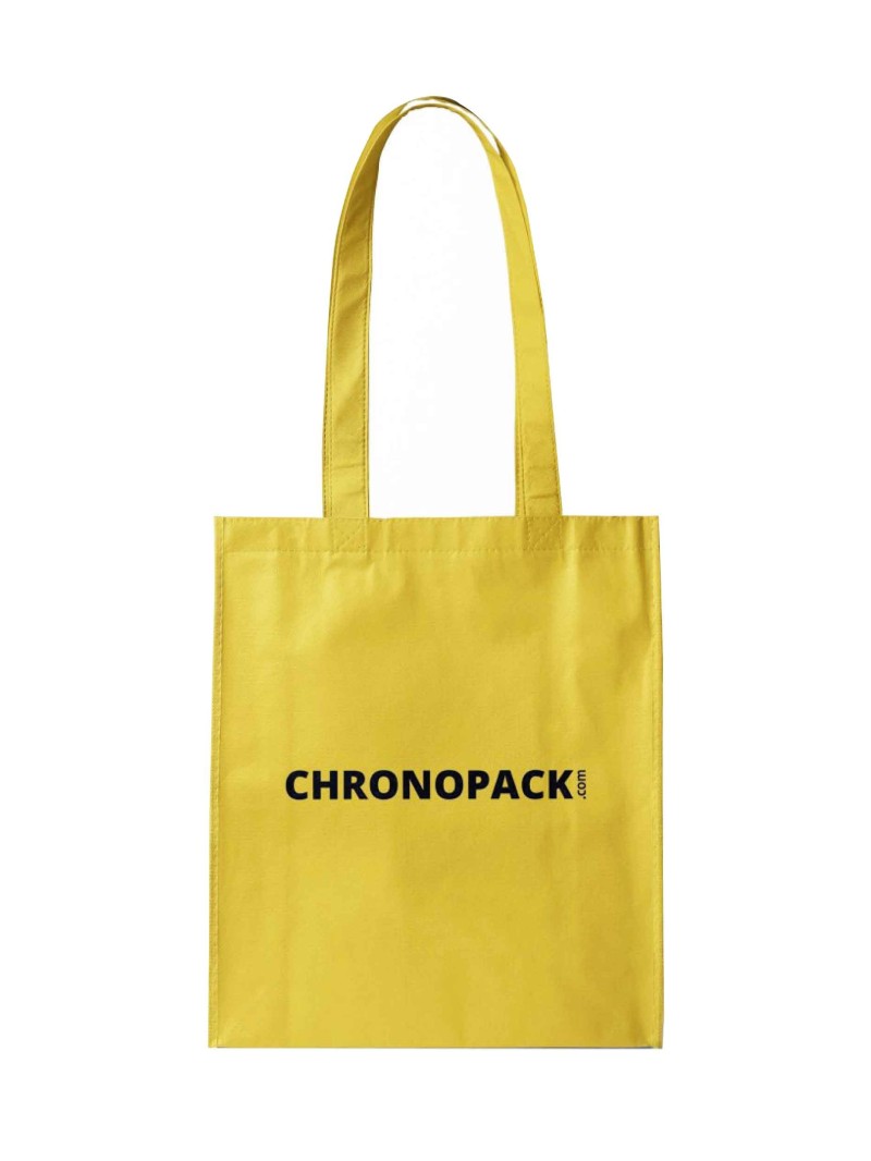 TOTEBAG "PARIJS" GEEL (38x42 cm)