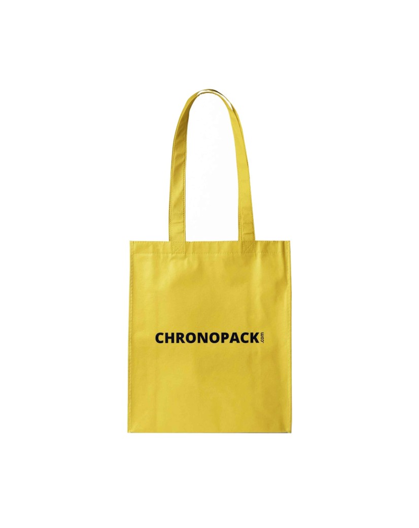 TOTEBAG "PARIJS" GEEL (38x42 cm)
