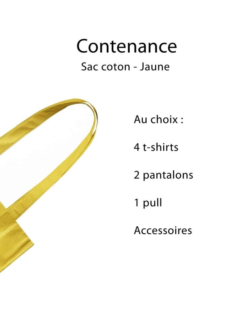 Bag PARIS - Yellow (38x42 cm)