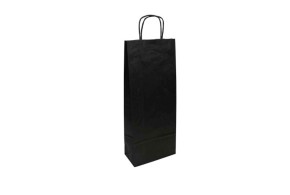 Paper bags - Black 1 bottle
