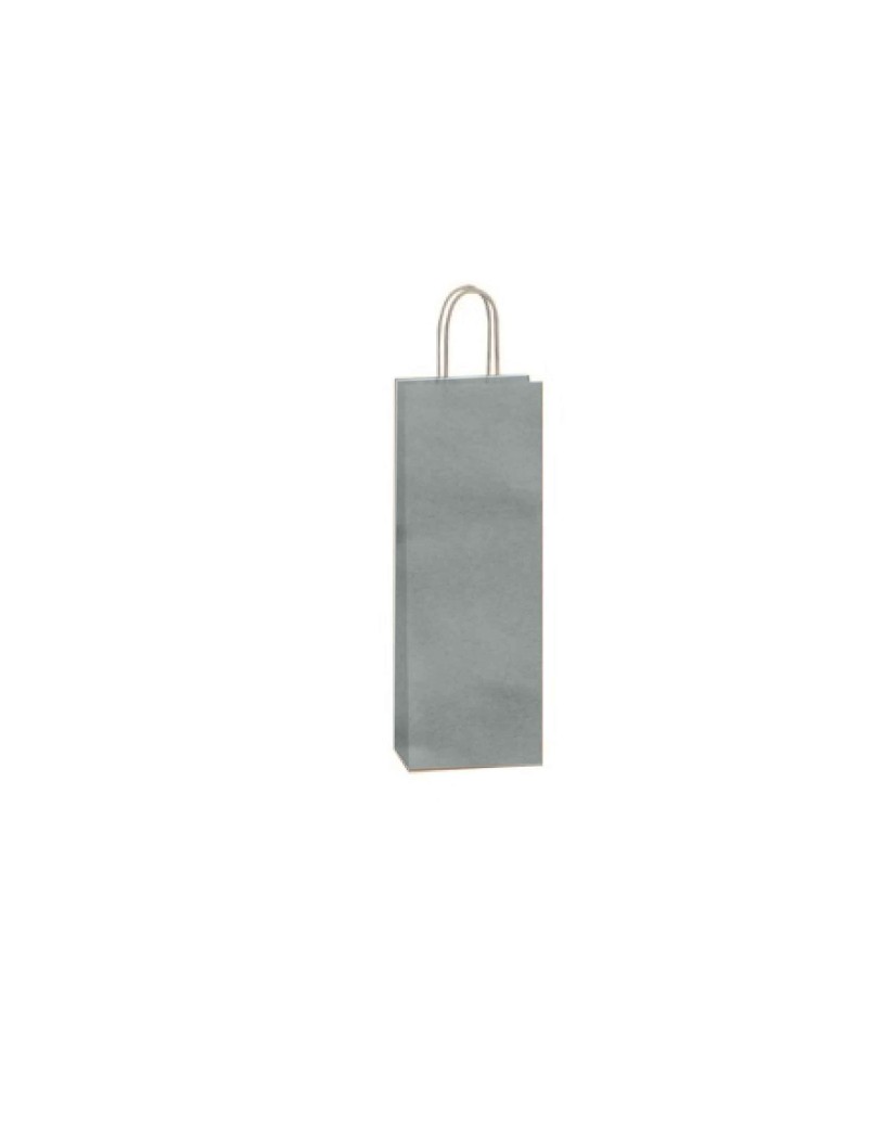 Sac brun 1 bouteille personnalisable, livraison express & bas prix.