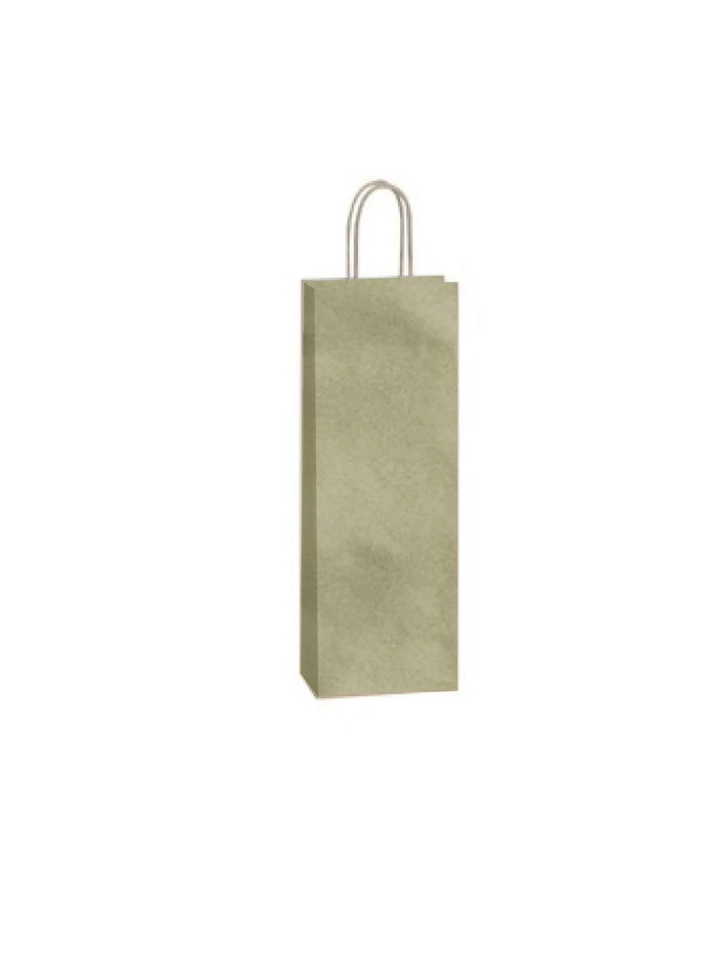 Sac brun 1 bouteille personnalisable, livraison express & bas prix.