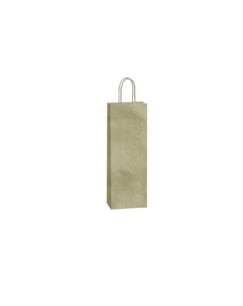 Sac brun 1 bouteille personnalisable, livraison express & bas prix.