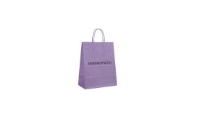 Tas met gedraaid handvat - Lavendel S