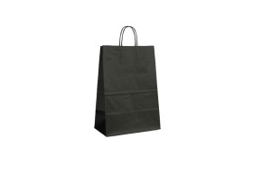 BLACK PAPER BAG M