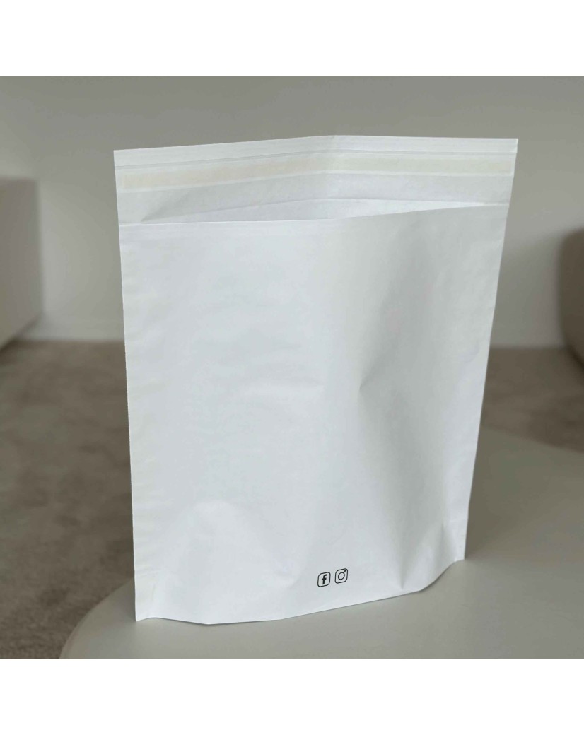 Geschenkzakje "Tradition" - Wit L (40x10x40,5 cm)