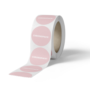 Etiquette Ronde - Blanc (impression totale)