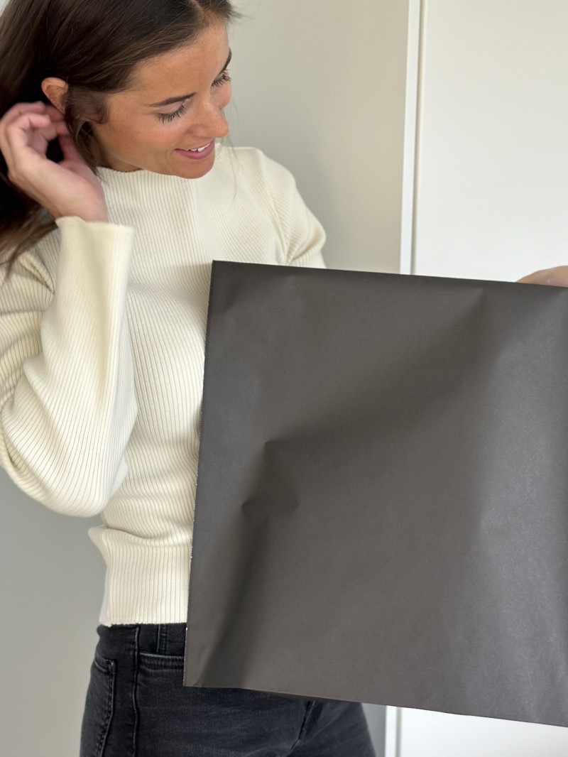 Geschenkzakje "Tradition" - Zwart L (40,5x10x40cm)