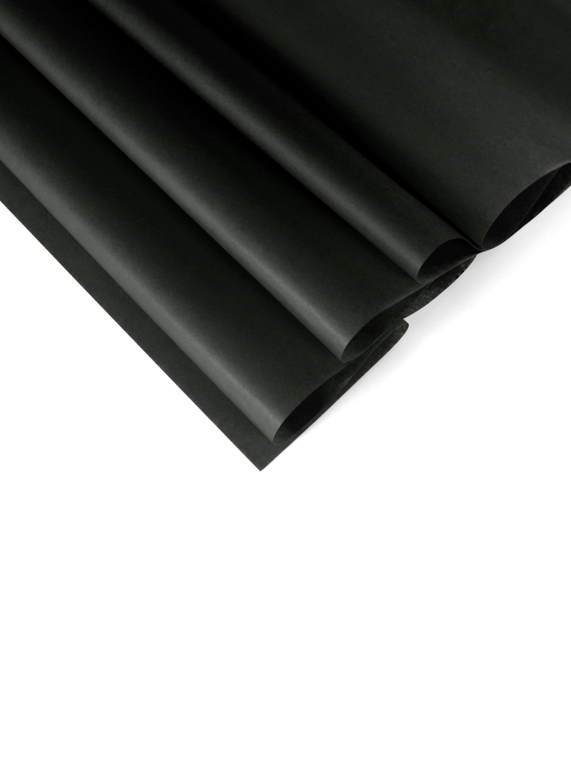 Zijdepapier – Zwart