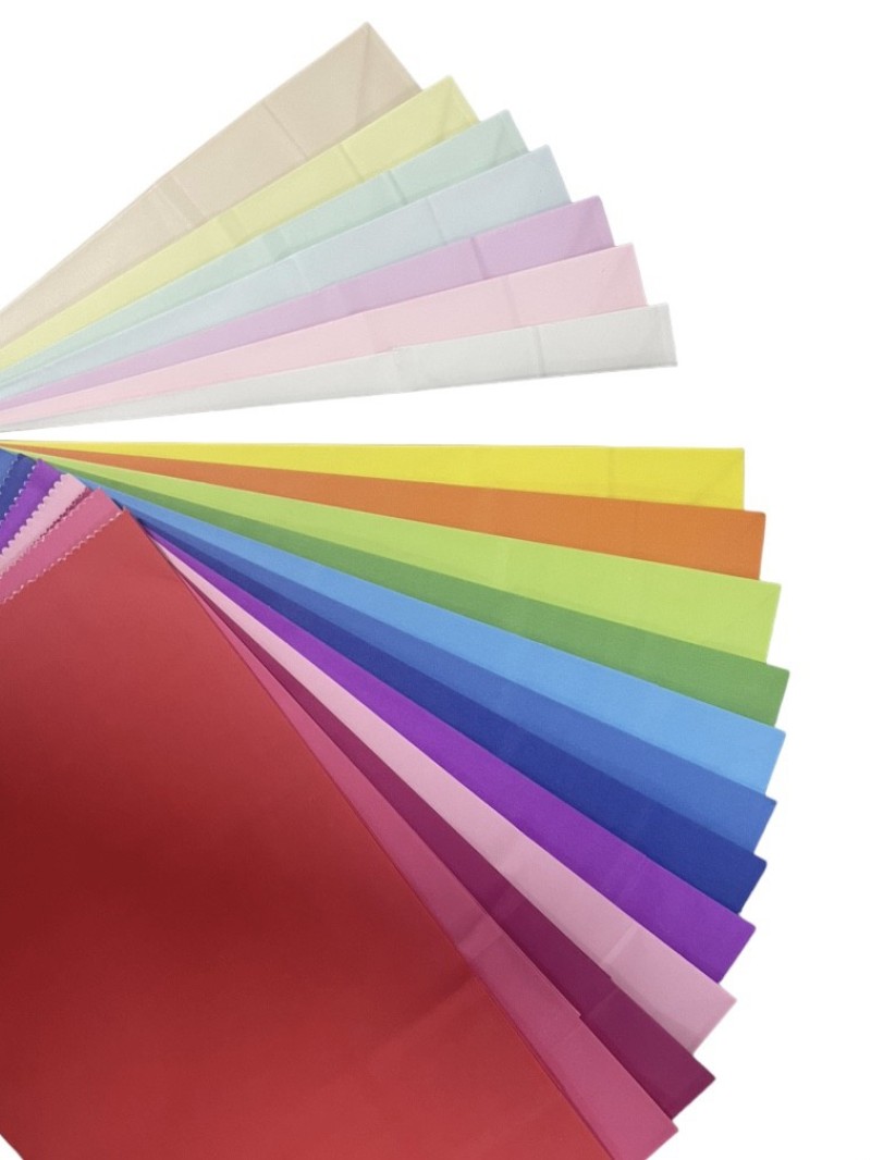 Papiertüte - Pastellblau M
