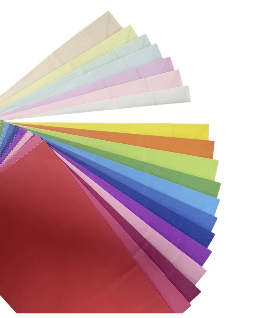 Papiertüte - Pastellblau M
