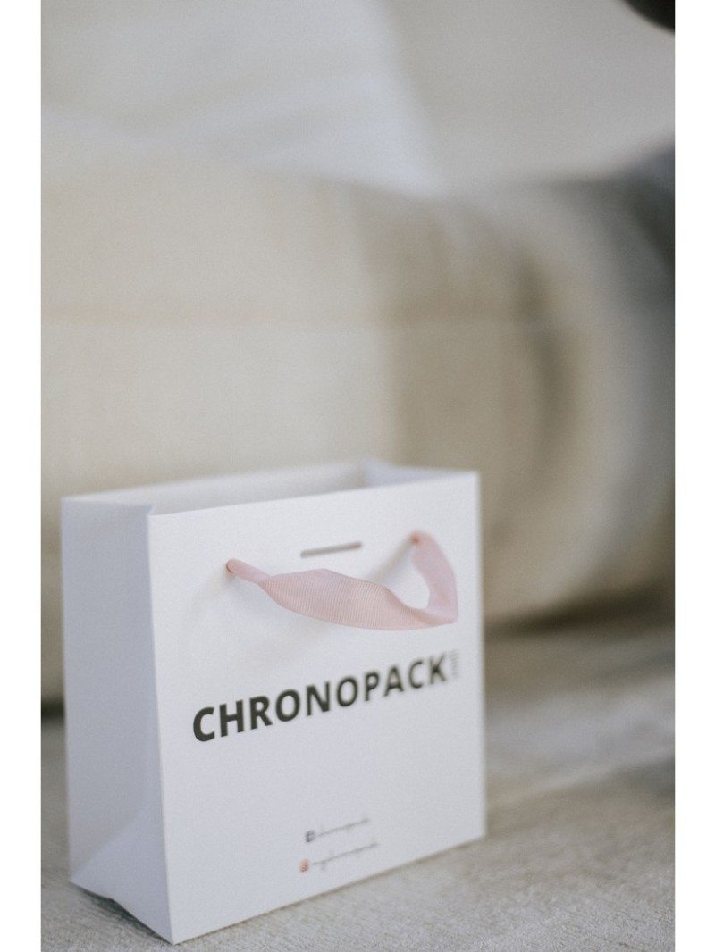 Luxury paper bags - White XS - Ribbon handles