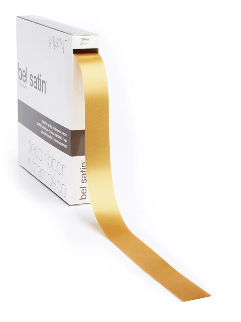Lint 51 - Satijn Goud 25mm