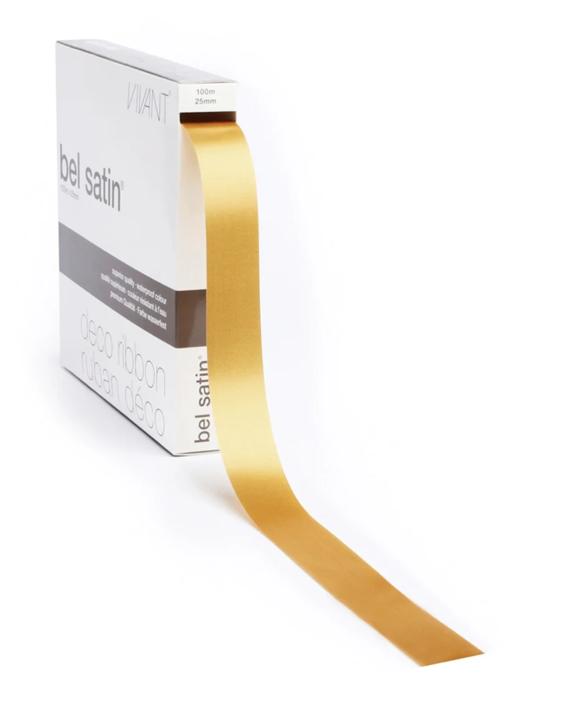 Lint 51 - Satijn Goud 25mm