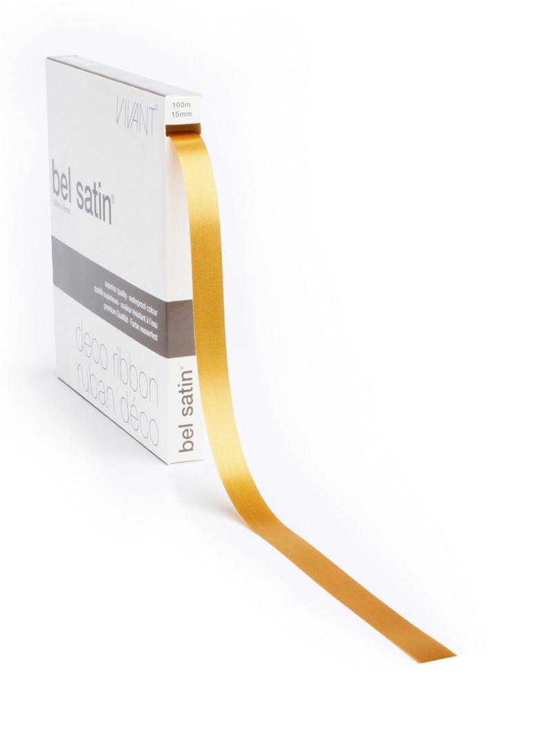 Ribbon 51 - Satin Gold 15mm