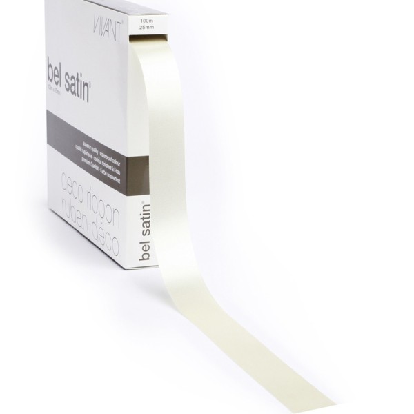 Ribbon 72 - Satin Natural 25mm