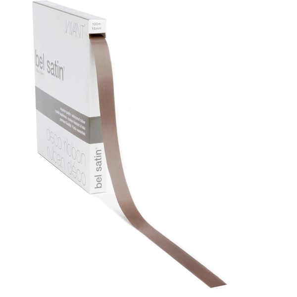 Ribbon 72A - Skin colour Satin 15mm