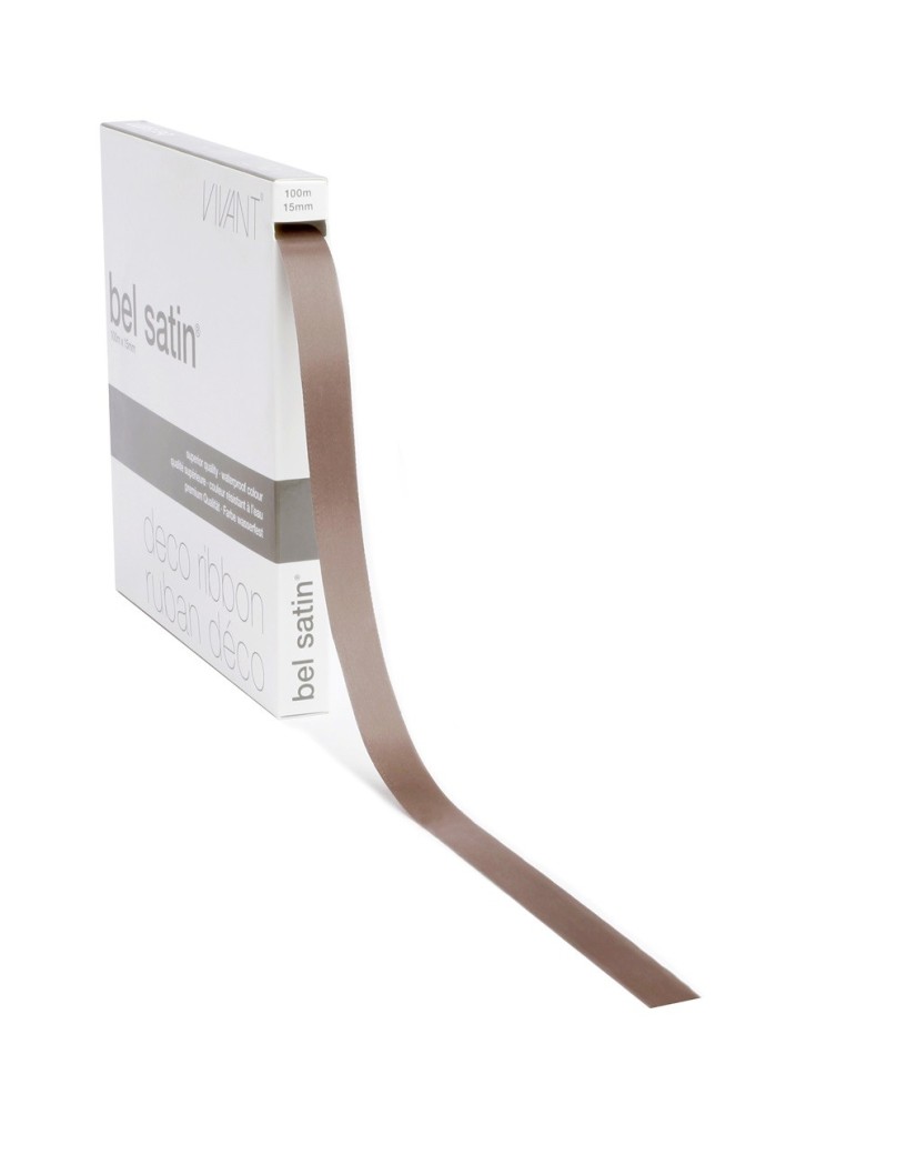 Ribbon 72A - Skin colour Satin 15mm