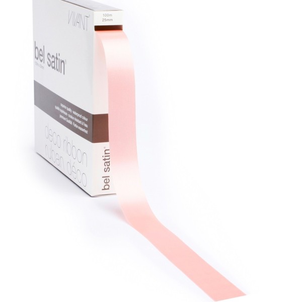 Band A18 - Satinschimmerndes Rosa 25mm