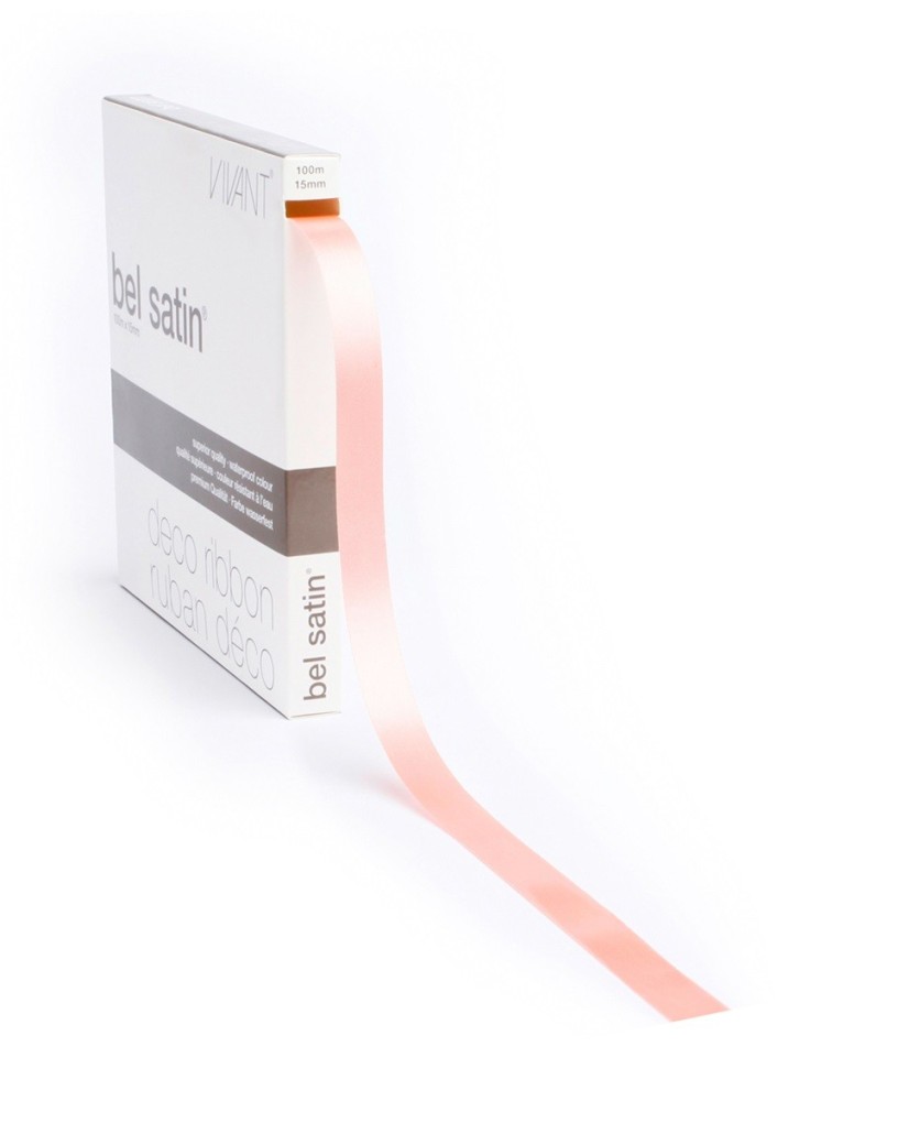 Ribbon A18 - Satin Pink 15mm