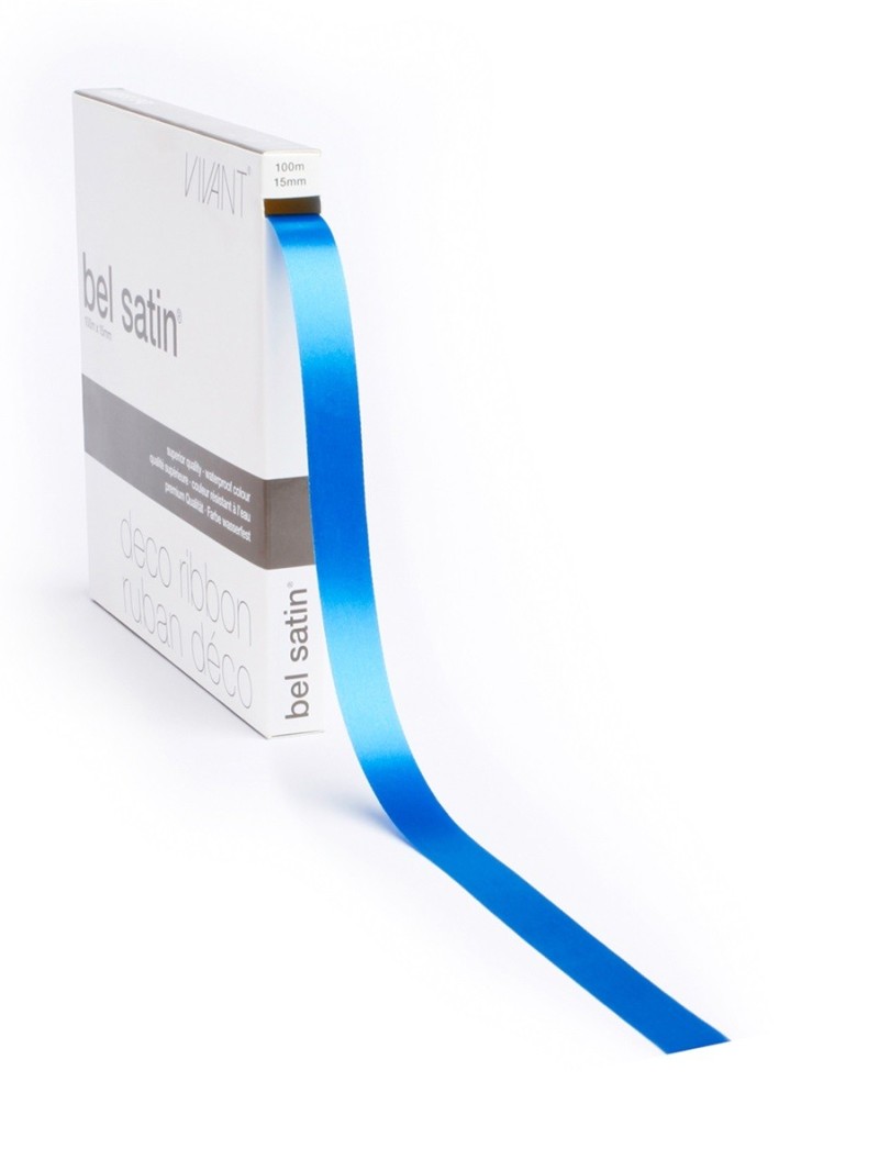 Ribbon A45 - Satin Blue 15mm