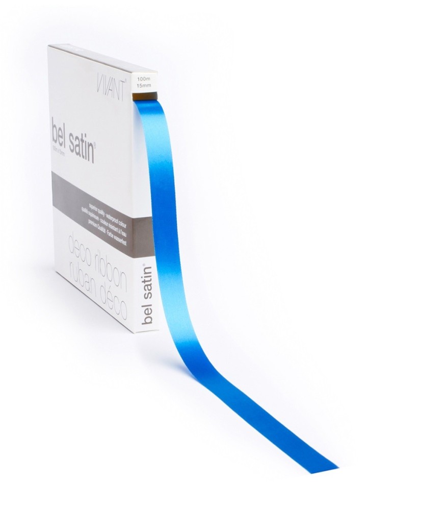 Ribbon A45 - Satin Blue 15mm
