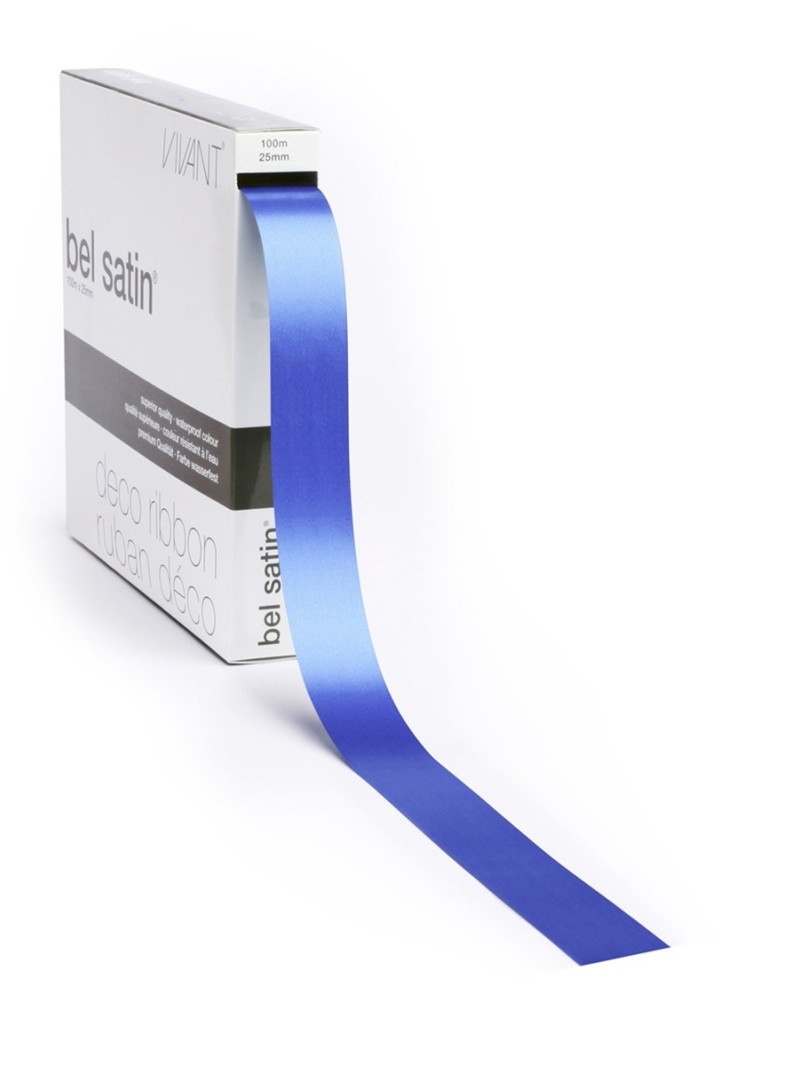 Ruban A45 - Bleu Satiné 25mm