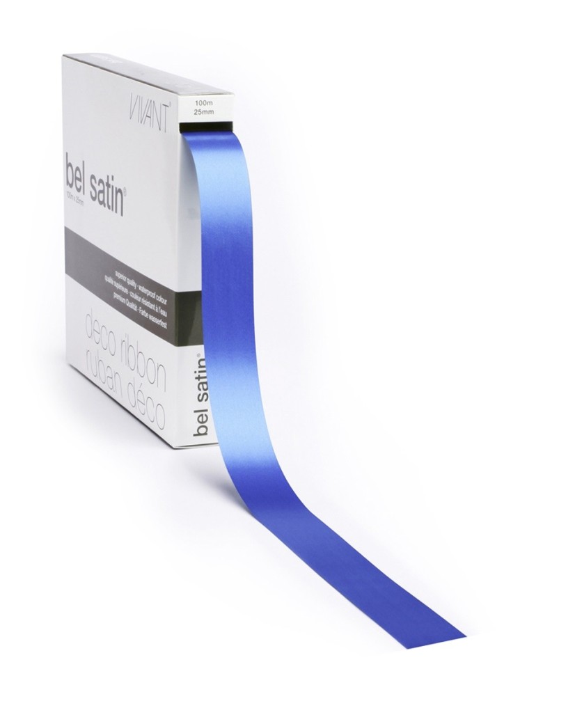 Ruban A45 - Bleu Satiné 25mm