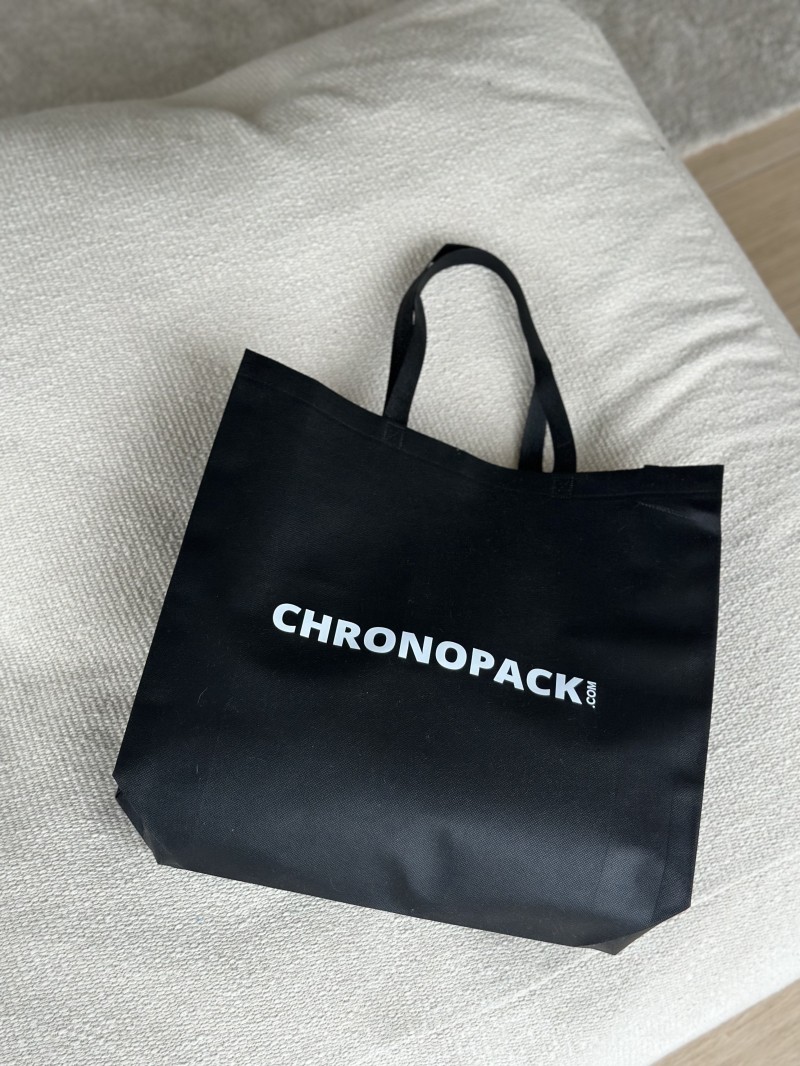 Bolsa de tela negra personalizada, barata y ecológica