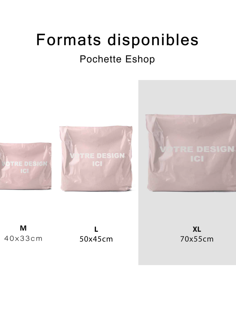 POLYMAILER - ROZE XL (70x55CM)