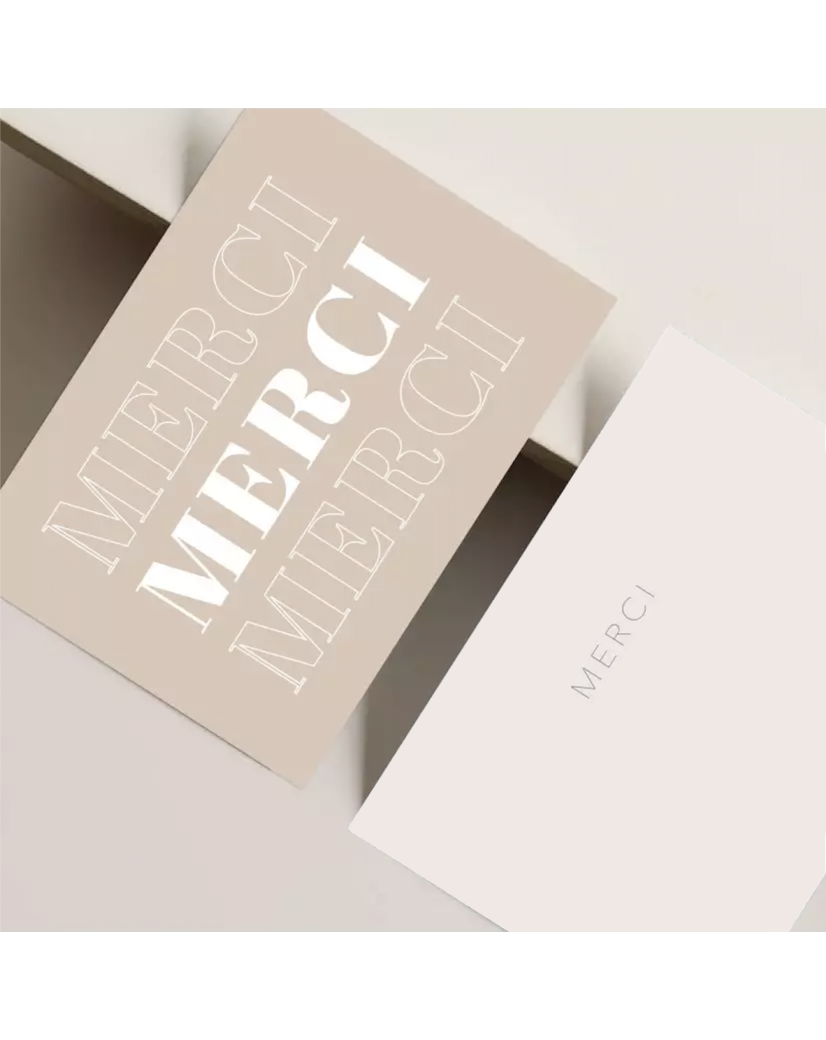 Thank you card "PARIS