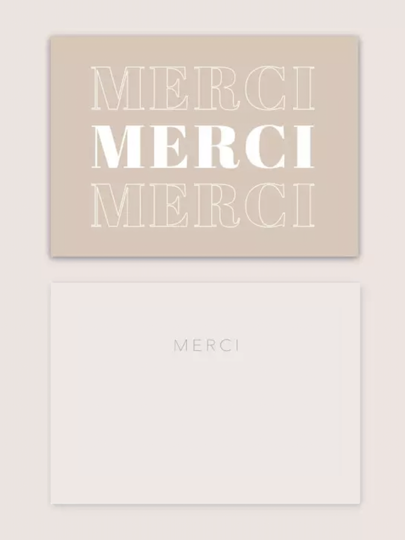 Thank you card "PARIS