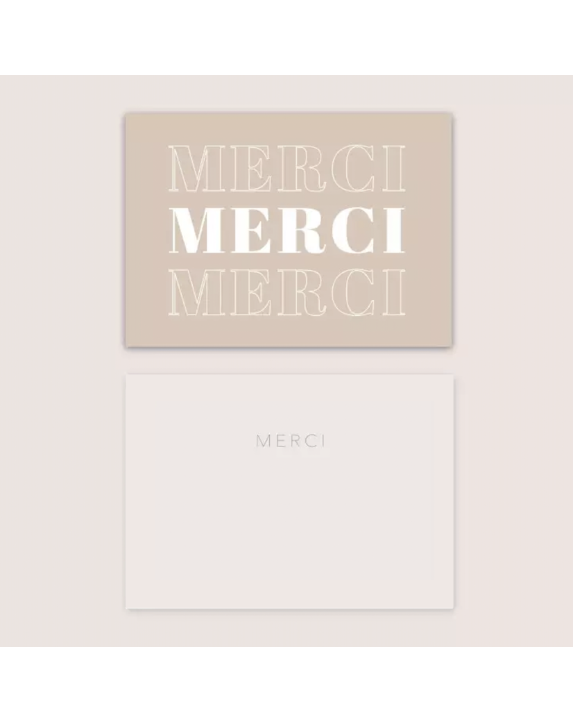 Thank you card "PARIS