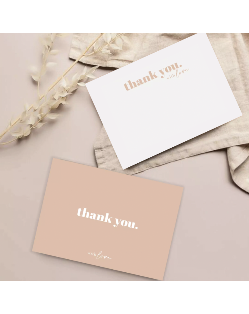 Thank you card "BRUXELLES
