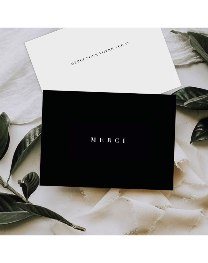 SIDNEY" thank-you card