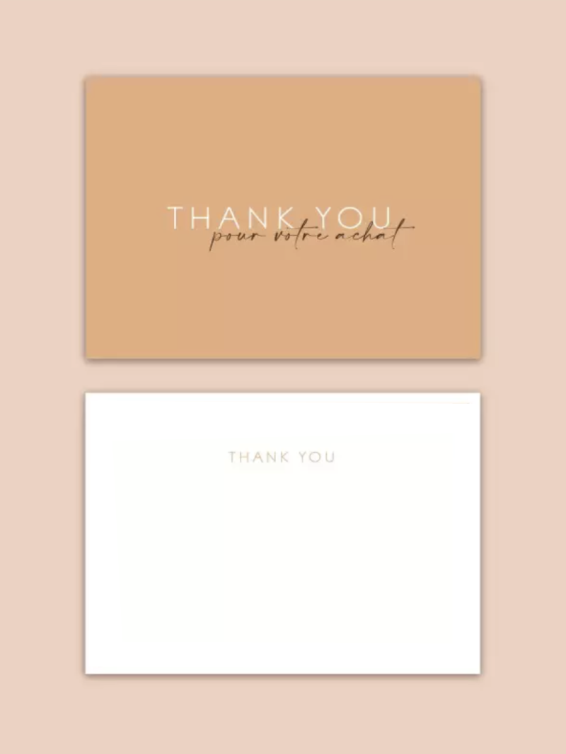 Thank you card "FLORENCE