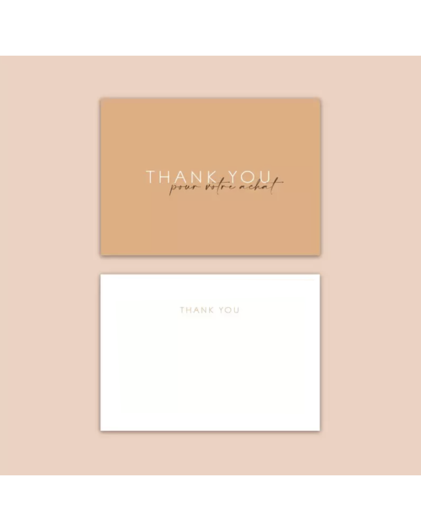 Thank you card "FLORENCE