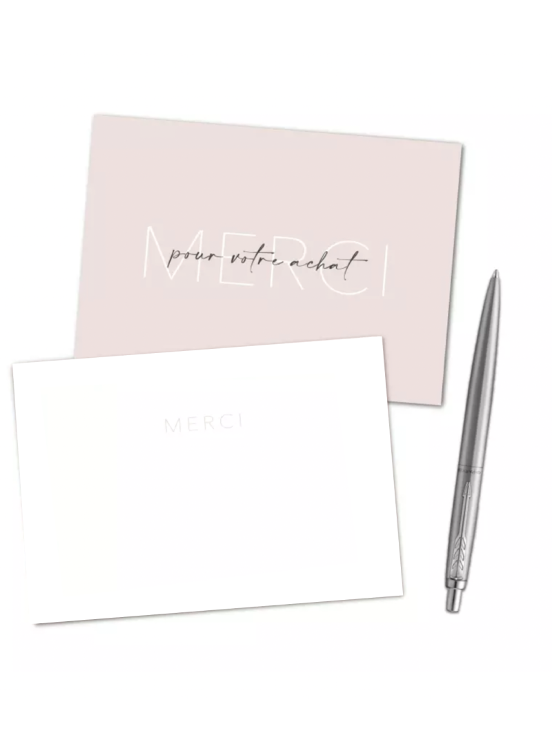 MONACO" thank-you card