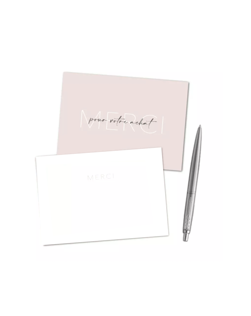 MONACO" thank-you card