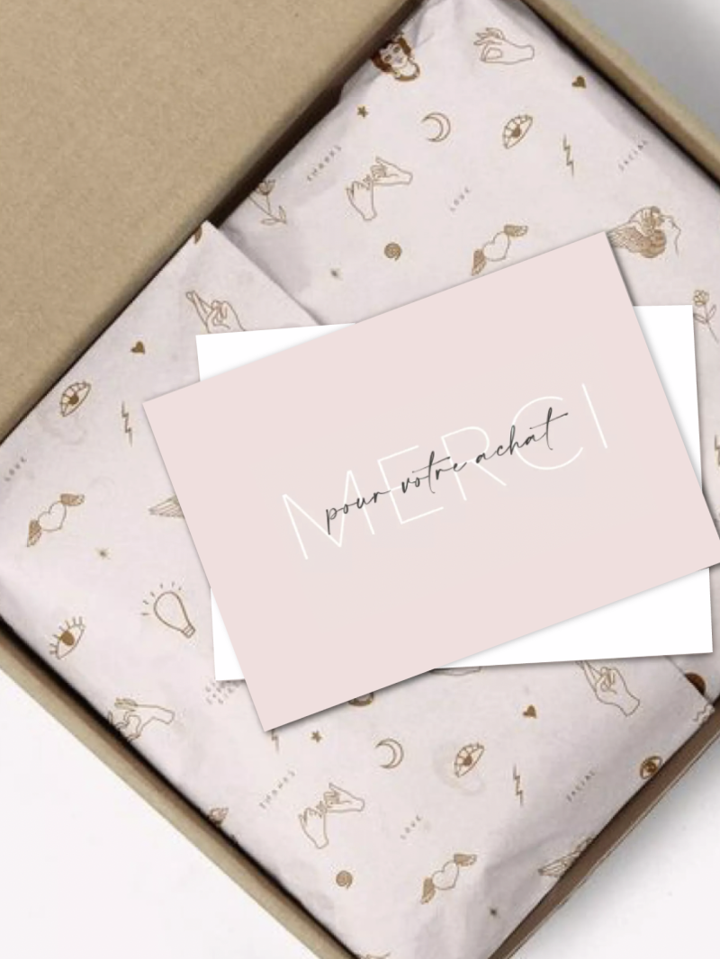 MONACO" thank-you card