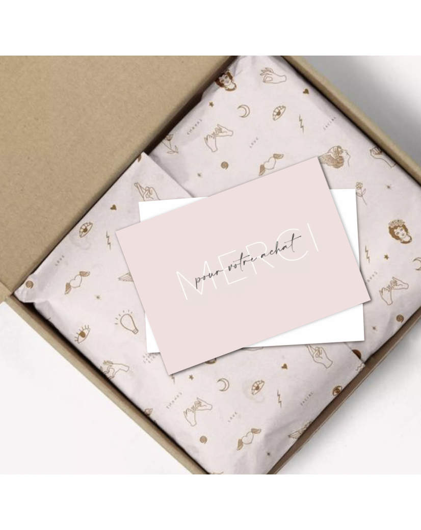 MONACO" thank-you card
