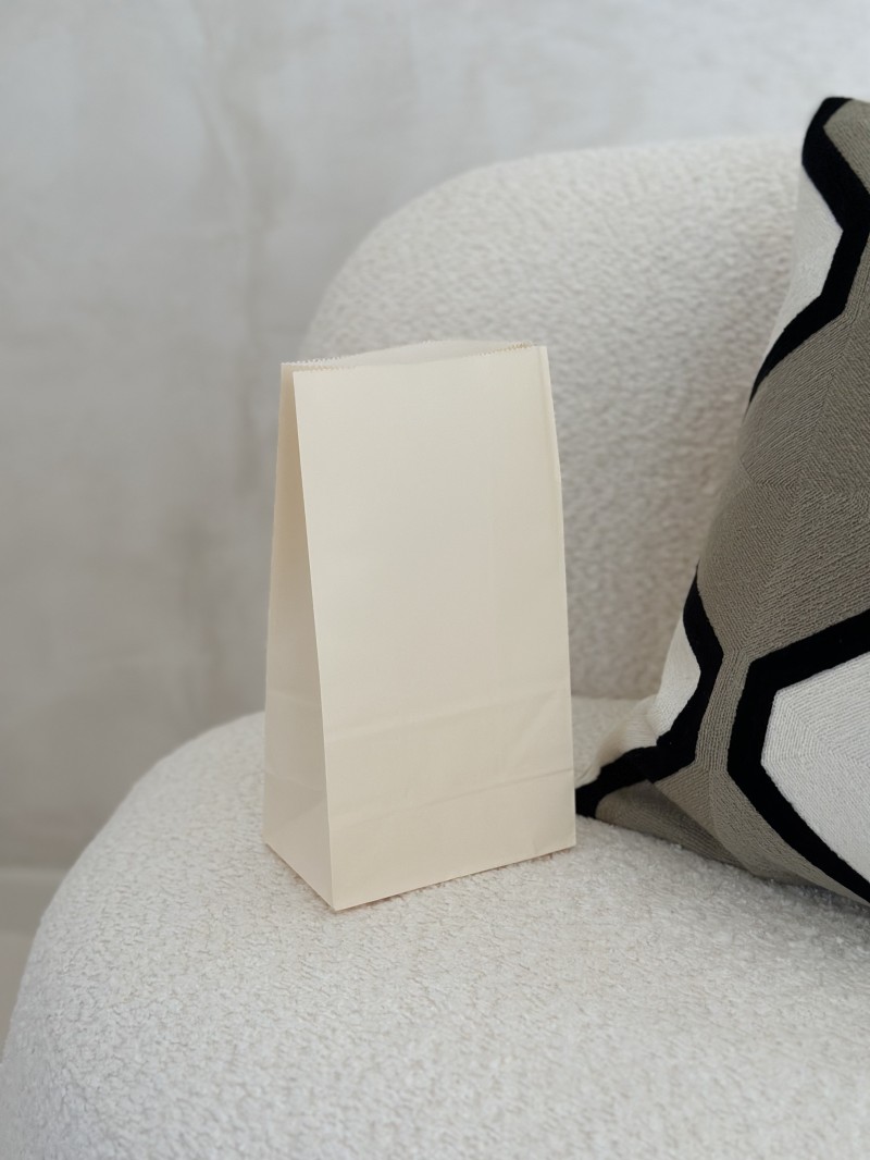 Bolsa de Papel - Crema M