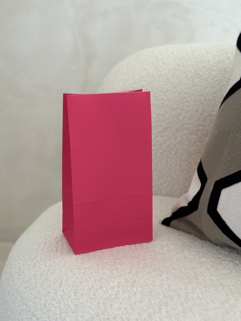 Paper Bag - Raspberry M